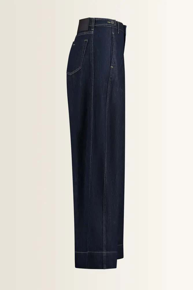 Jeans met extra wijde pijpen