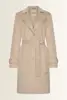 Suède-look trenchcoat Maura