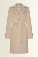 Suède-look trenchcoat Maura