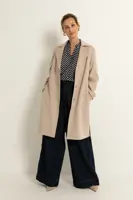 Suède-look trenchcoat Maura