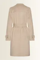 Suède-look trenchcoat Maura