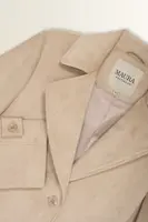 Suède-look trenchcoat Maura