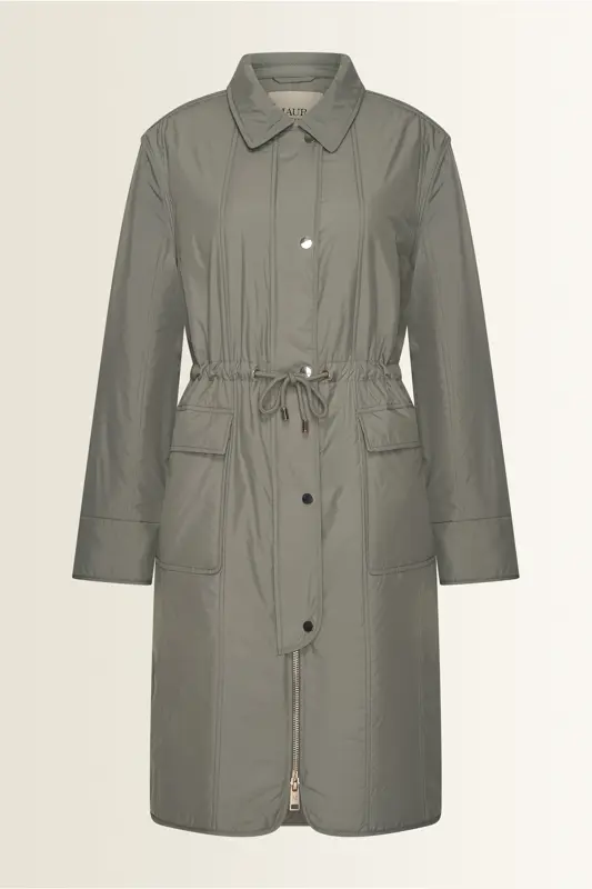 Padded jas met taillekoord Maura