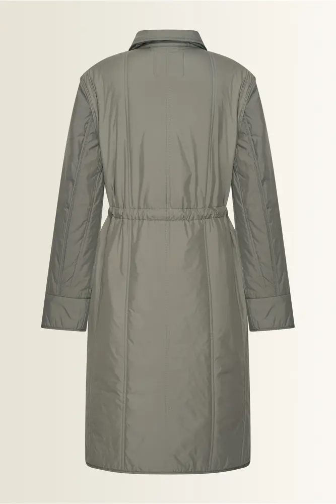 Padded jas met taillekoord Maura