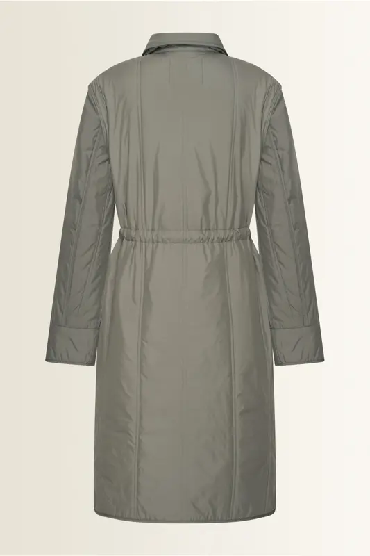 Padded jas met taillekoord Maura