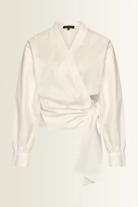 Wikkelblouse strikceintuur
