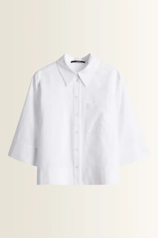 Popeline blouse met borstzak Zarba bold Someday