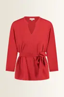 Kimono-blouse met strikceintuur