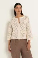 Vest met macraméstructuur