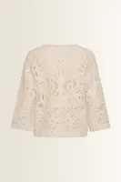 Vest met macraméstructuur