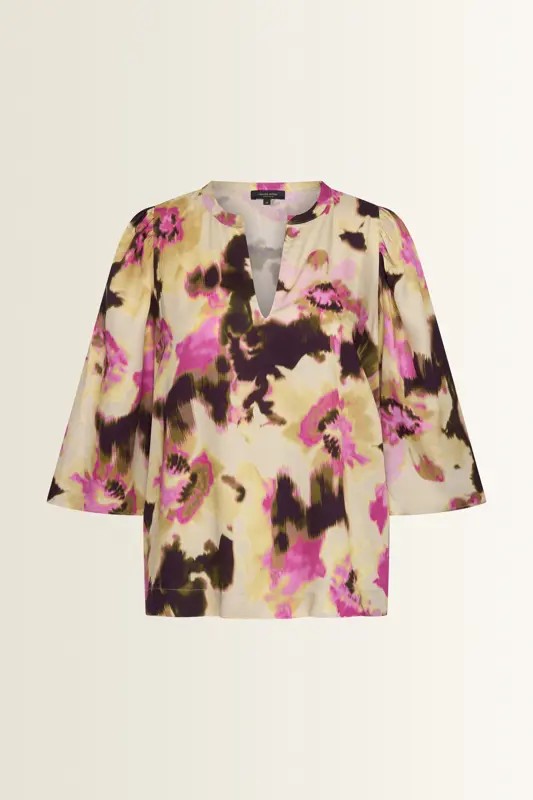 Blouse in all-over print