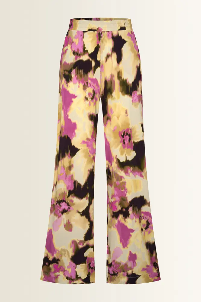 Broek in all-over print