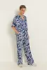Broek met swirlprint
