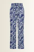 Broek met swirlprint