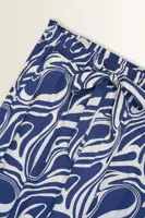 Broek met swirlprint