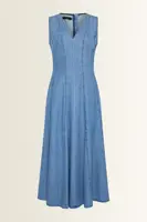 Maxi jurk in denim
