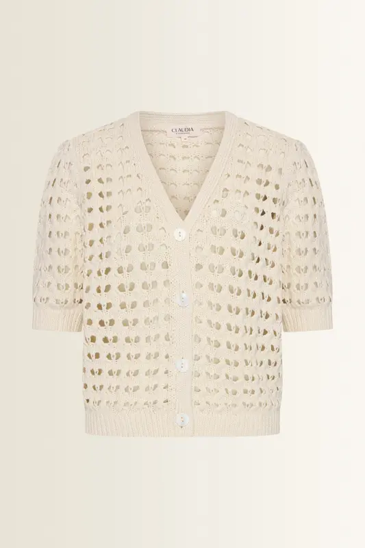 Vest in ajourbrei