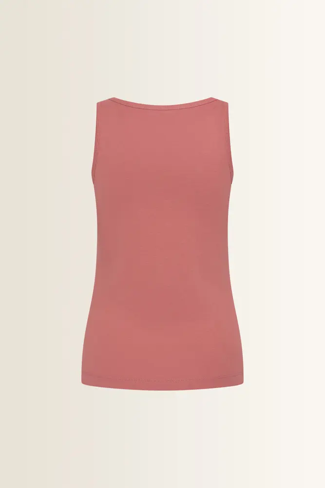Tanktop in fijne ribstructuur