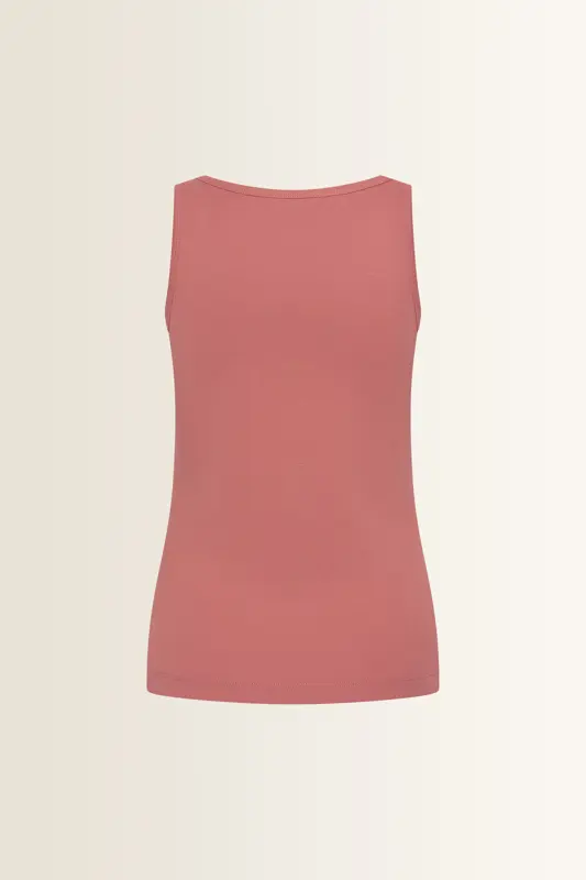 Tanktop in fijne ribstructuur