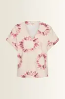 Travel top in tie-dye dessin