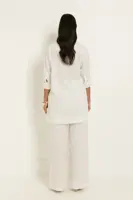 Longline linnen blouse
