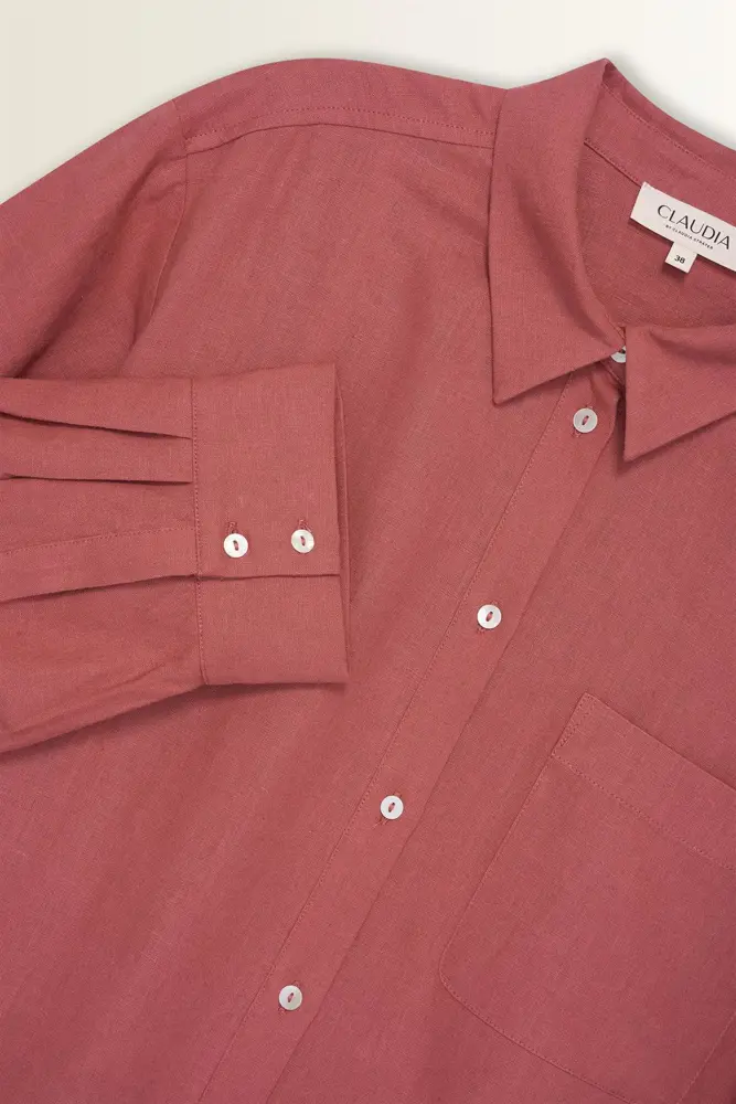 Longline linnen blouse