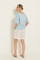 Linnenblend short