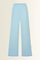 Wide leg broek in lichte structuur