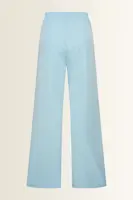 Wide leg broek in lichte structuur