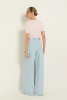 Denim jeans met pinstripes