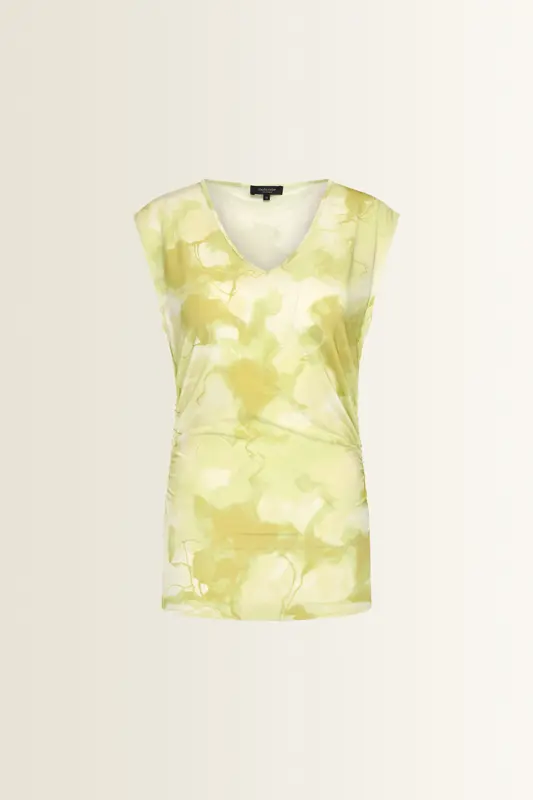Jersey top met printdessin