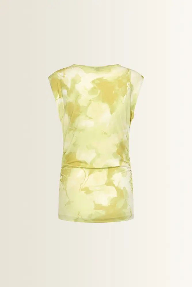 Jersey top met printdessin