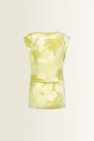 Jersey top met printdessin