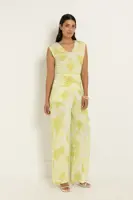 Jersey broek met printdessin