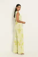 Jersey broek met printdessin