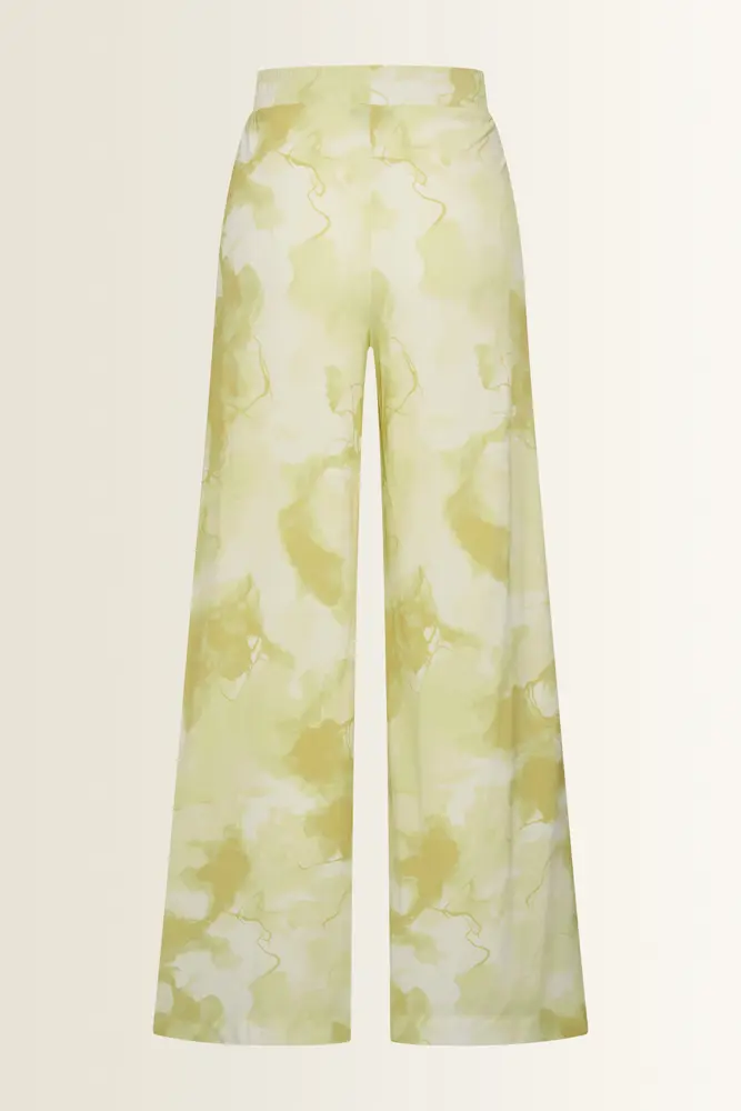 Jersey broek met printdessin