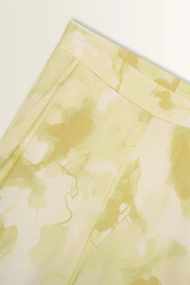 Jersey broek met printdessin