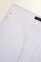 Cropped jeans met brede omslag