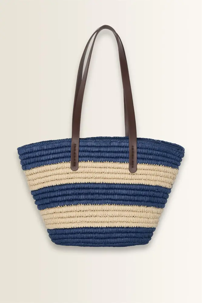 Geweven bucket bag