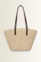 Geweven bucket bag