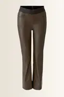 Cropped broek met elastische logoband OUI