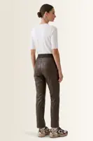 Cropped broek met elastische logoband OUI