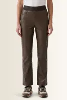 Cropped broek met elastische logoband OUI