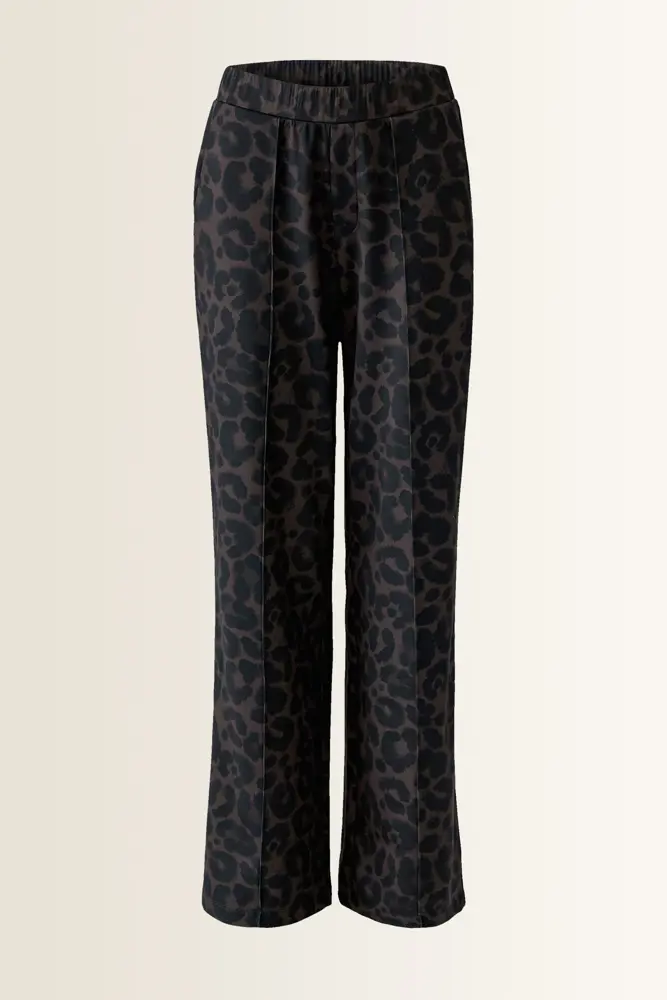 Animalprint broek in zachte scuba kwaliteit OUI