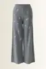 Wolblend broek met subtiele glans OUI