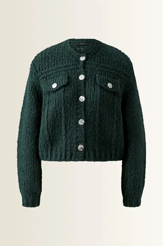 Vest in wol-mohairblend OUI