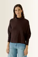 Fijngebreide pullover met col OUI