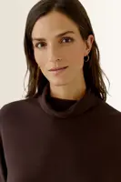 Fijngebreide pullover met col OUI