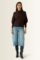 Fijngebreide pullover met col OUI