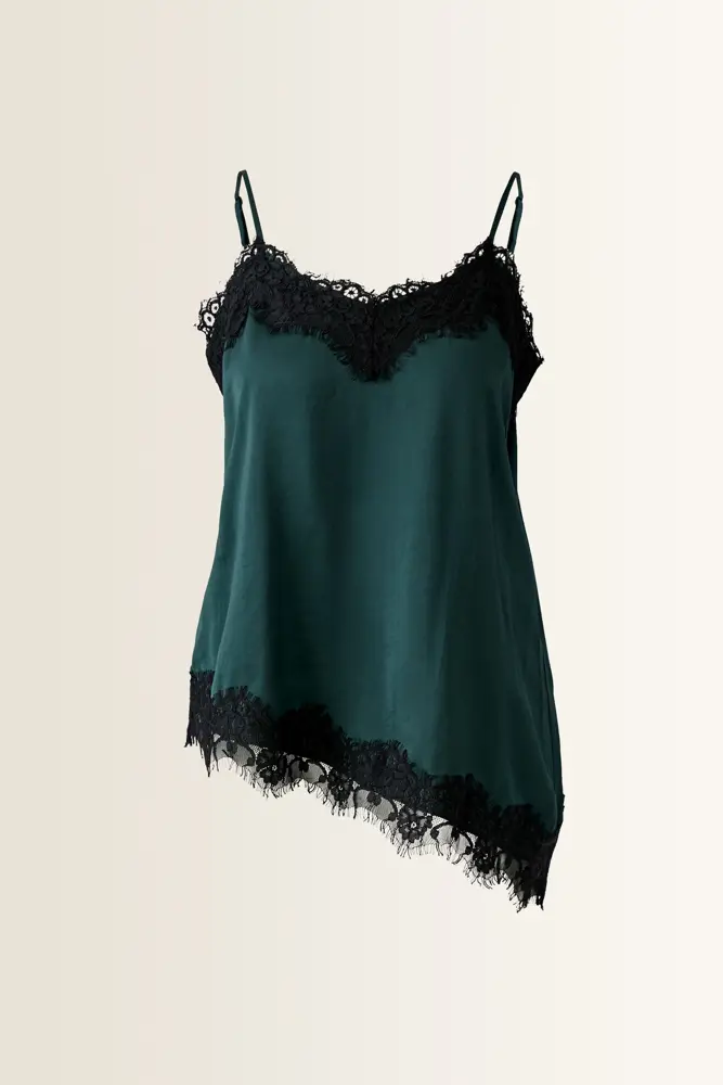 Camisoletop met kanten zoom OUI